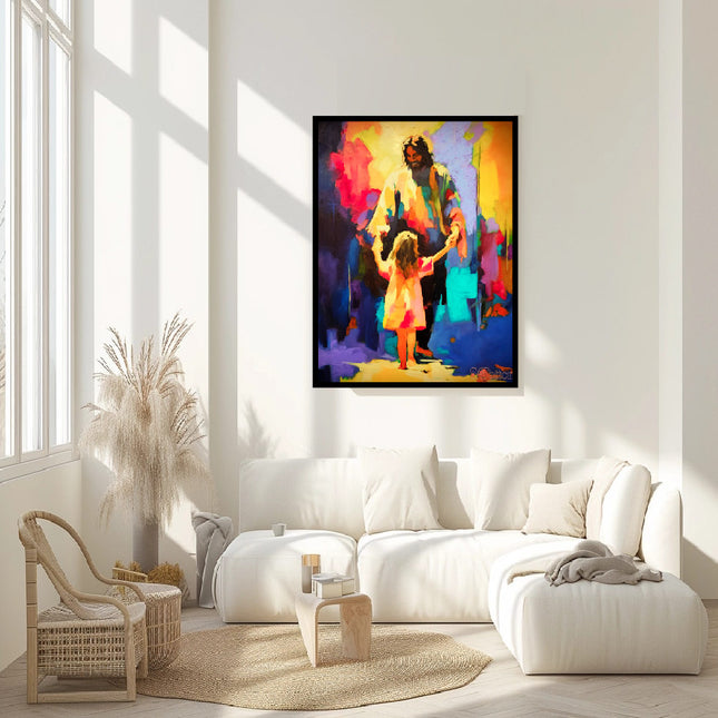 "Dancing With Jesus" Giclée Canvas Print