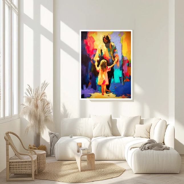 "Dancing With Jesus" Giclée Canvas Print