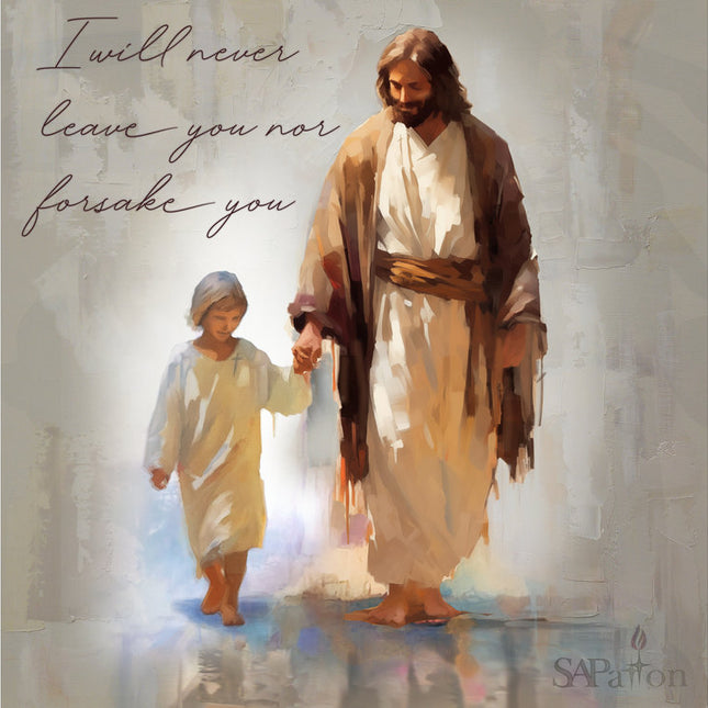 "I will Never Leave you, Son" Giclée Canvas Print