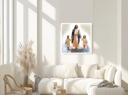 He Will Never Leave Me Canvas Giclée Print