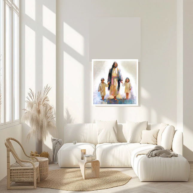 He Will Never Leave Me Canvas Giclée Print