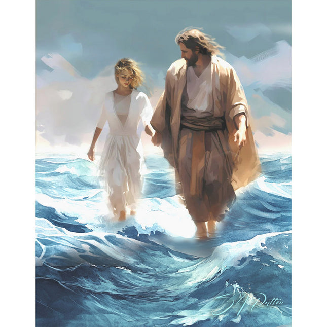"Walking By Faith" Giclée Canvas Print