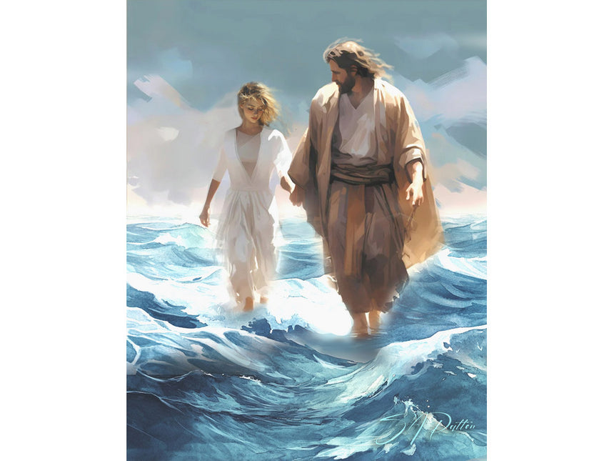 "Walking By Faith" Giclée Canvas Print