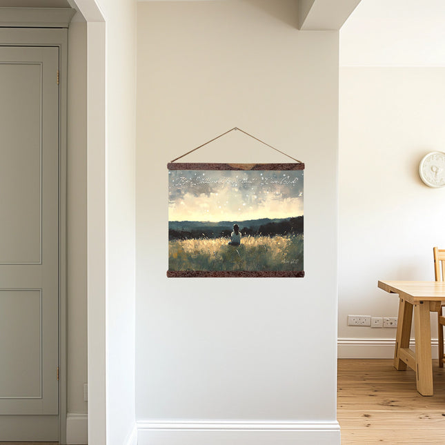 "Be Still and Know, Daughter" Tapestry