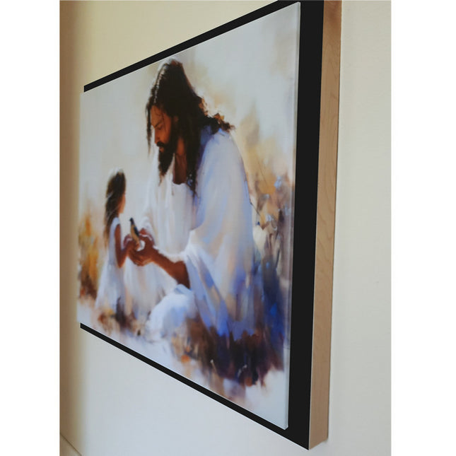 His Eye is on the Sparrow Canvas Print