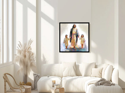 He Will Never Leave Me Canvas Giclée Print