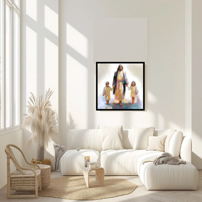 He Will Never Leave Me Canvas Giclée Print