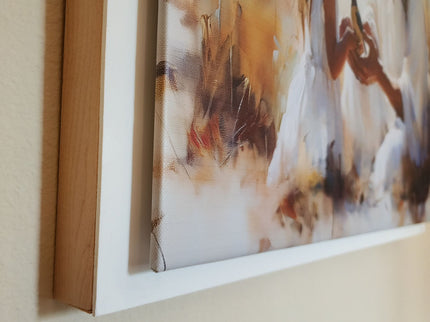 His Eye is on the Sparrow Canvas Print