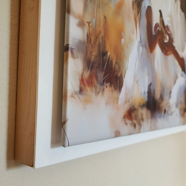 His Eye is on the Sparrow Canvas Print