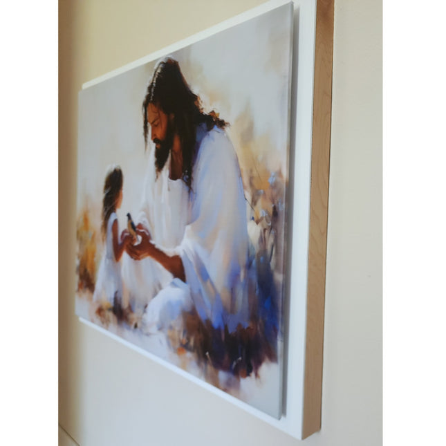 His Eye is on the Sparrow Canvas Print