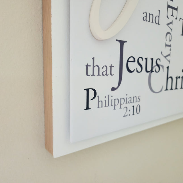 "Every Knee Will Bow" 3D wall art