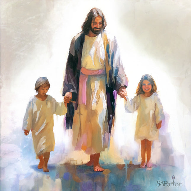 He Will Never Leave Me Canvas Giclée Print