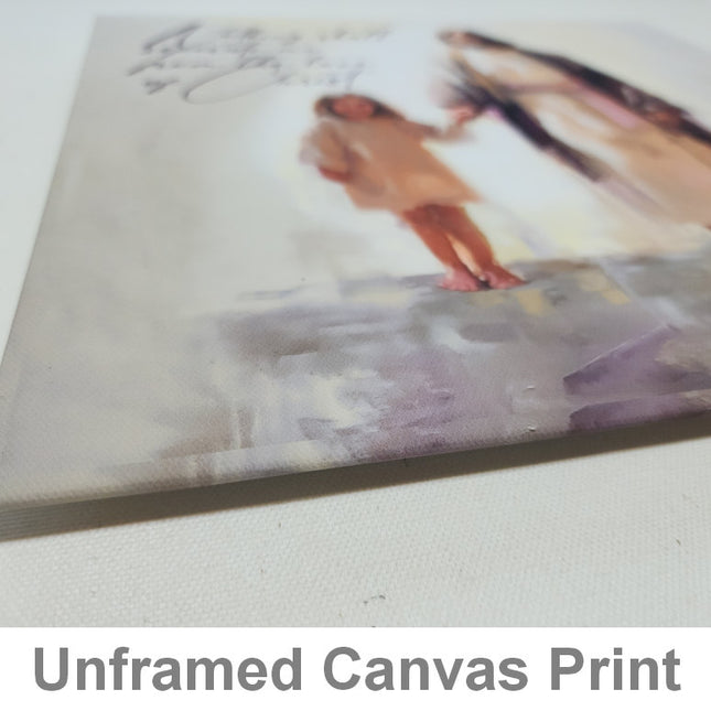 Nothing Shall Separate me (Girl) Canvas print