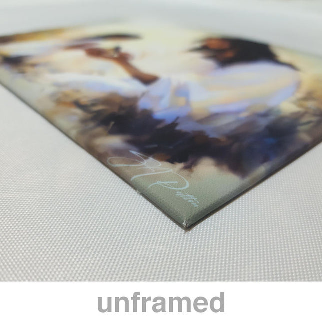 His Eye is on the Sparrow Canvas Print