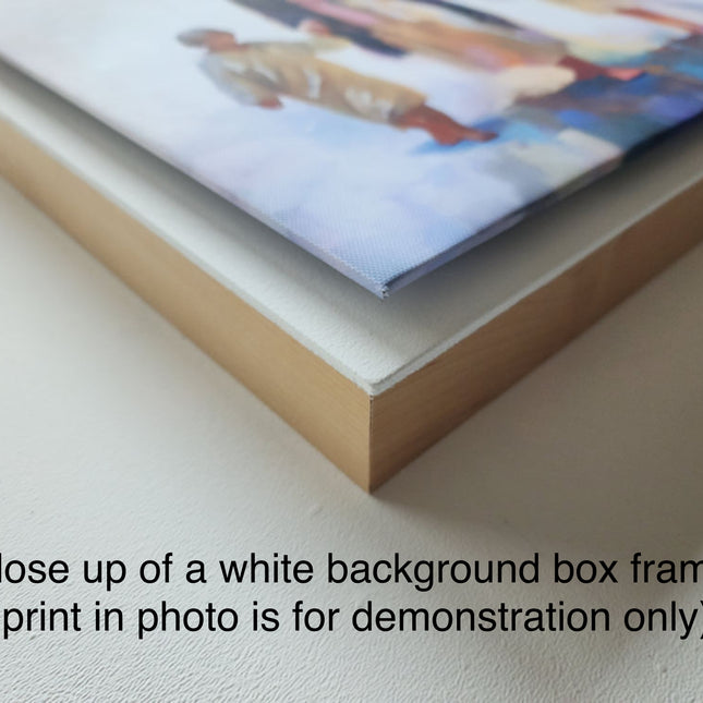 His Eye is on the Sparrow Canvas Print