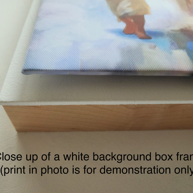 His Eye is on the Sparrow Canvas Print