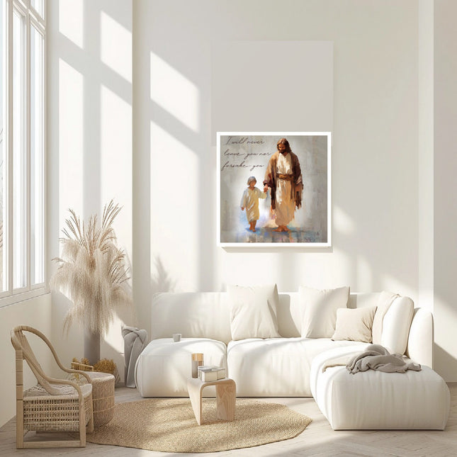 "I will Never Leave you, Son" Giclée Canvas Print