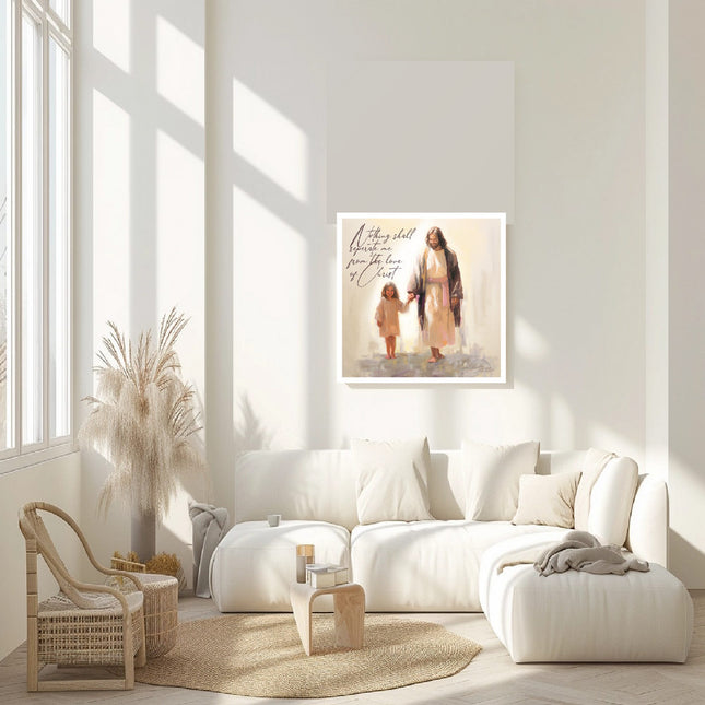 Nothing Shall Separate me (Girl) Canvas print