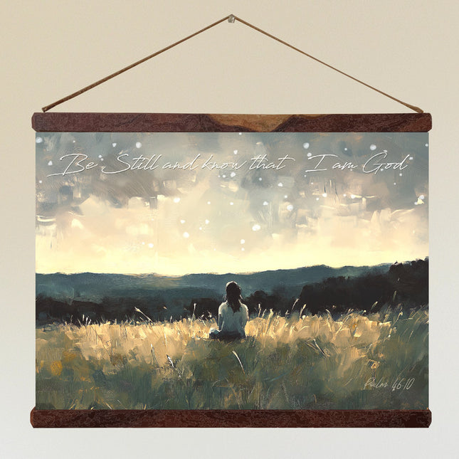 "Be Still and Know, Daughter" Tapestry